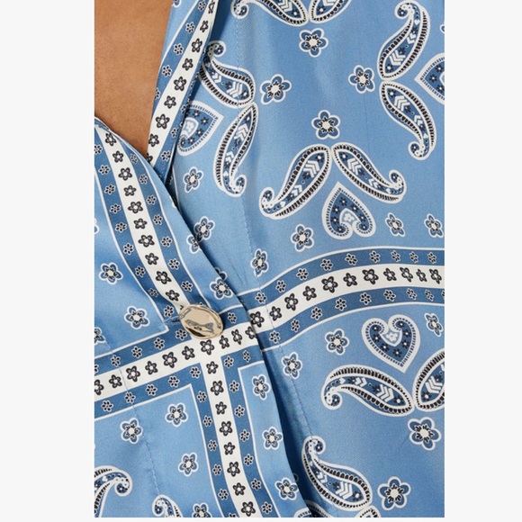 SANDRO Chloe Printed Paisley Dress - Picture 10 of 10